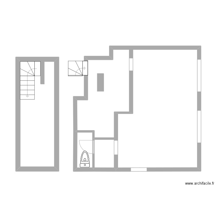 oustal. Plan de 0 pièce et 0 m2