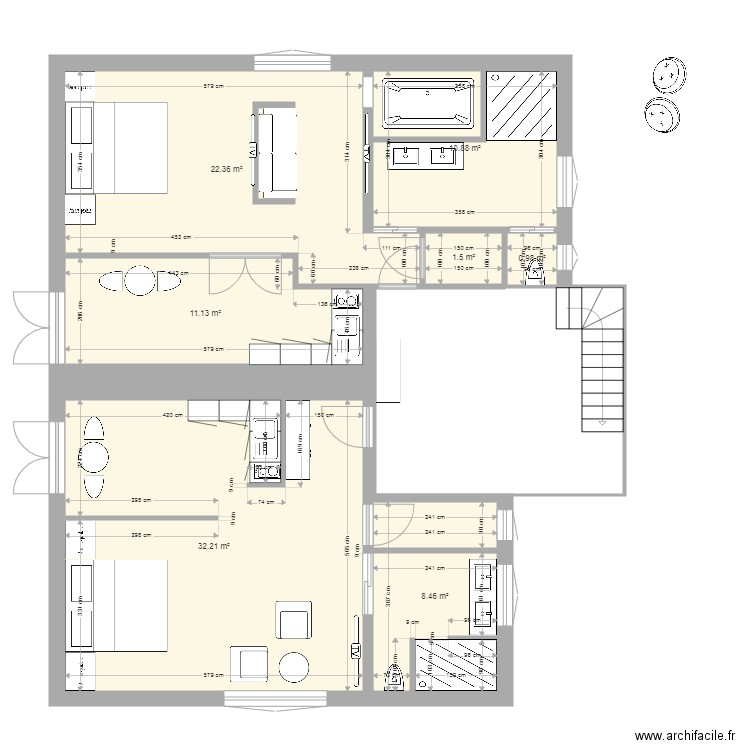 K ET N 2  nic mag rez new. Plan de 0 pièce et 0 m2