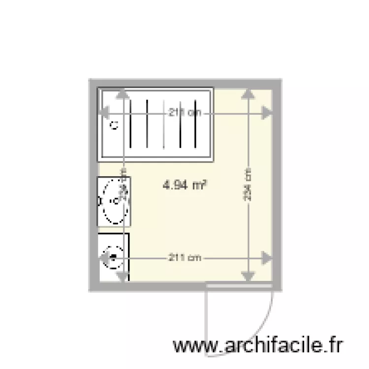 LECYGNE ANNE SOPHIE . Plan de 