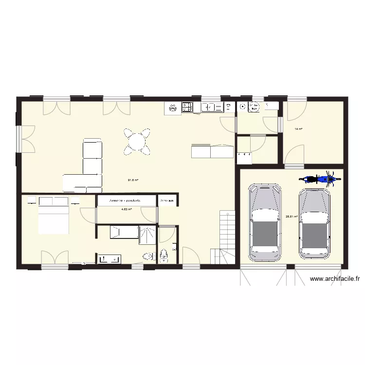 maison. Plan de maison. Plan de