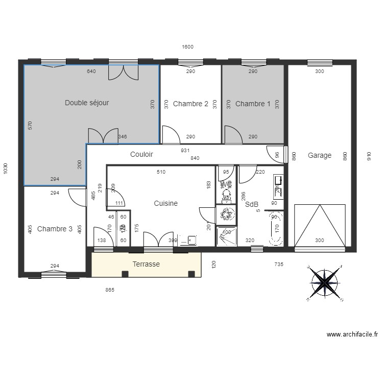 bâtiment  exo 1 plan 2. Plan de 0 pièce et 0 m2