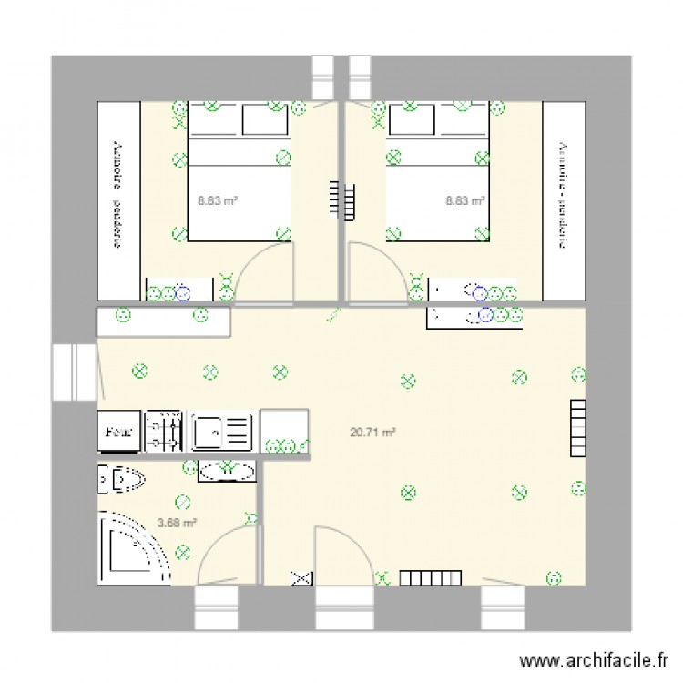 josée plan 2. Plan de 0 pièce et 0 m2