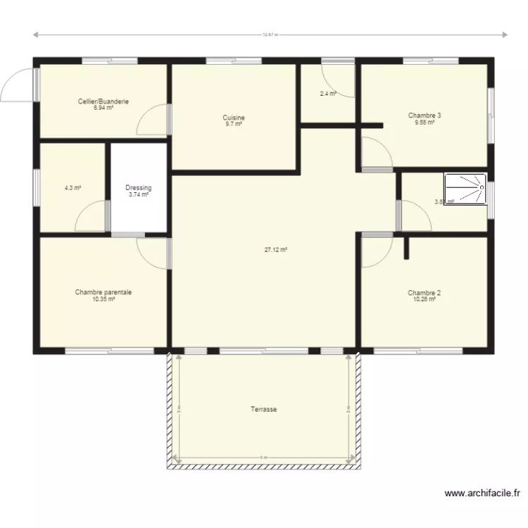 Maison modif 1. Plan de Maison modif 1. Plan de