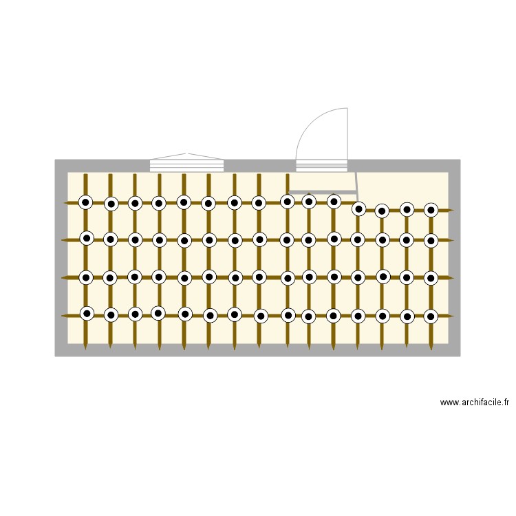 terasse. Plan de 0 pièce et 0 m2