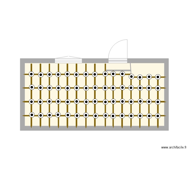 terasse. Plan de 0 pièce et 0 m2