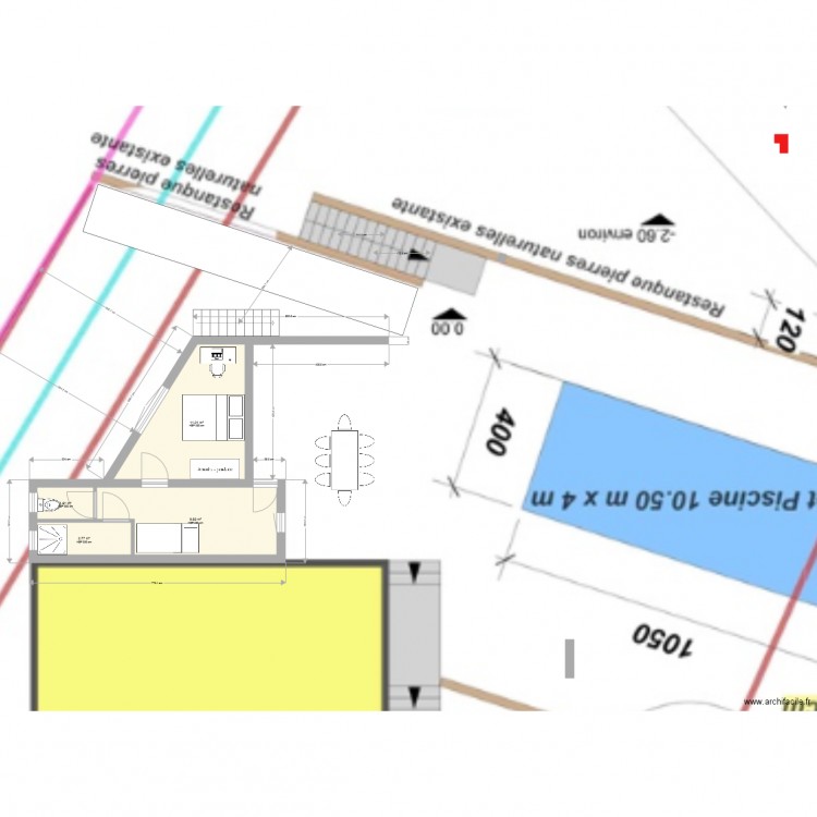 BANDOL VERIF projet plan masse. Plan de 0 pièce et 0 m2