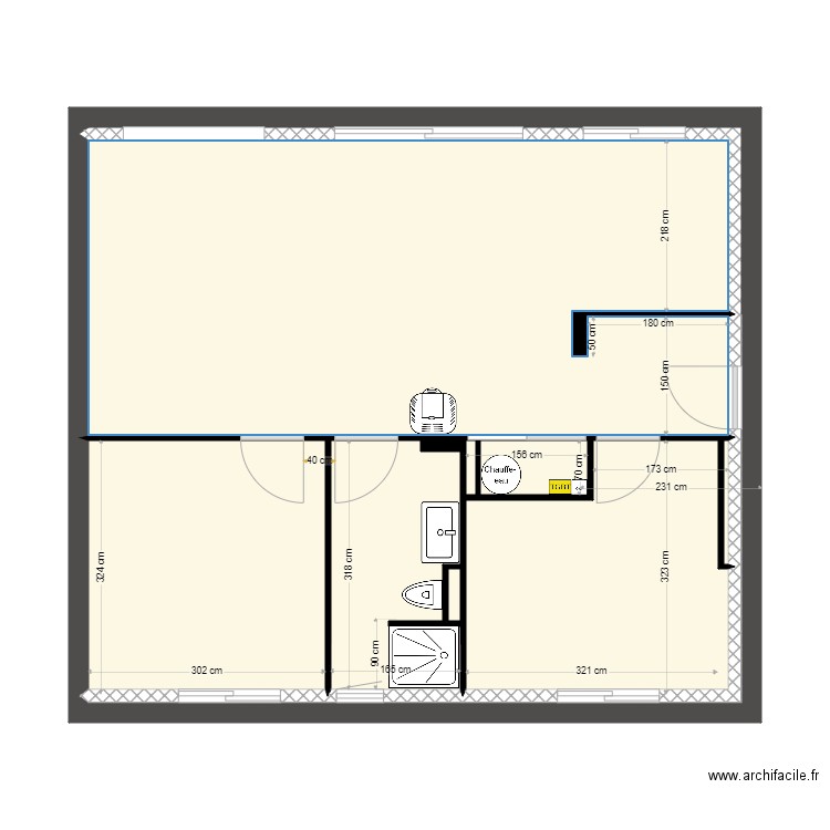 Appartement RDC PLAN DE BASE. Plan de 0 pièce et 0 m2