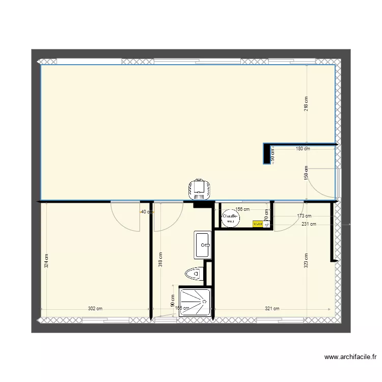 Appartement RDC PLAN DE BASE. Plan de 