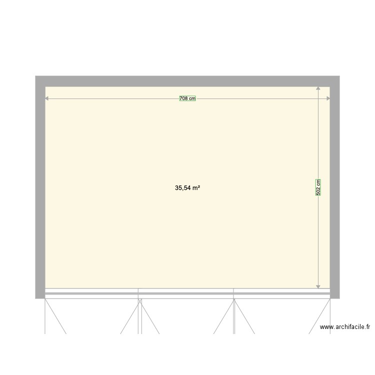 GARAGE PRINCE DE GALLE. Plan de 1 pièce et 36 m2