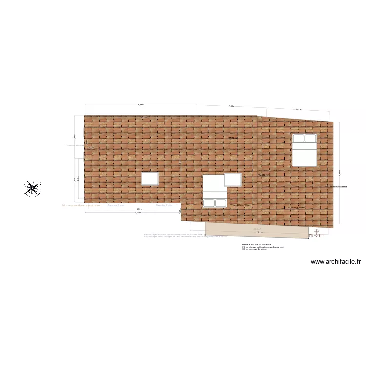 maison v3 sept mur ok. Plan de 10 Pièces et 118 m² maison v3 sept mur ok. Plan de 10 Pièces et 118 m²