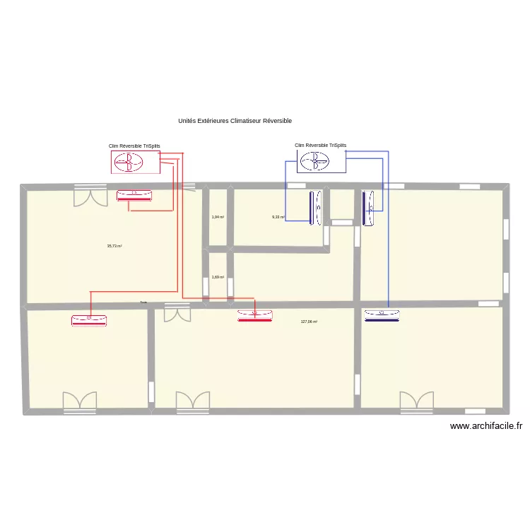 Maison Avril 2026 RDC V2. Plan de 5 et 176 m² Maison Avril 2026 RDC V2. Plan de 5 et 176 m²
