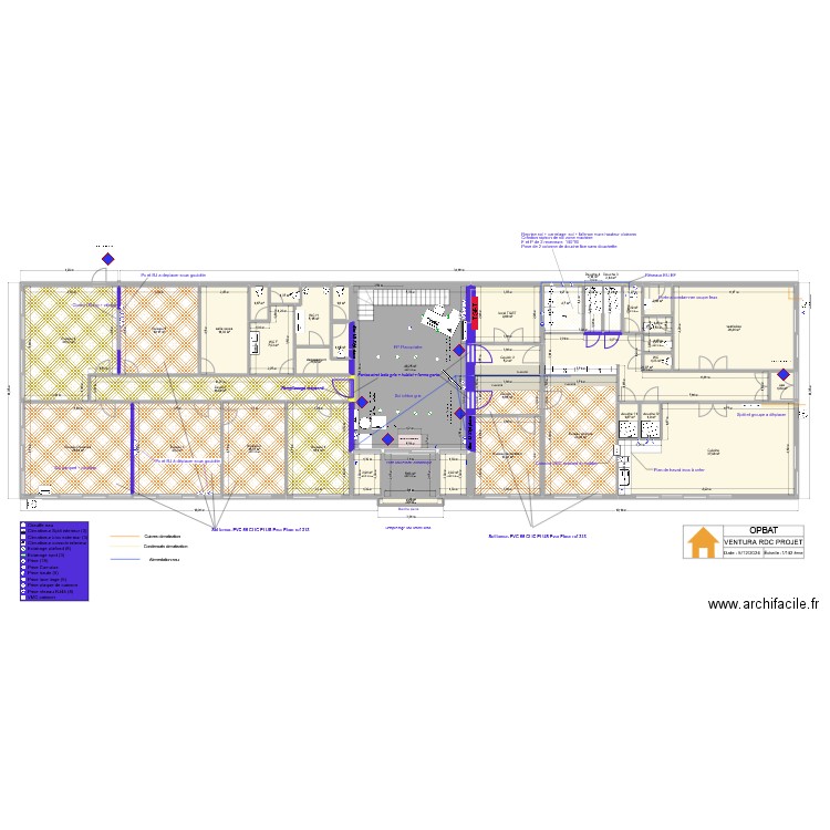 zone sdb. Plan de 38 pièces et 398 m2