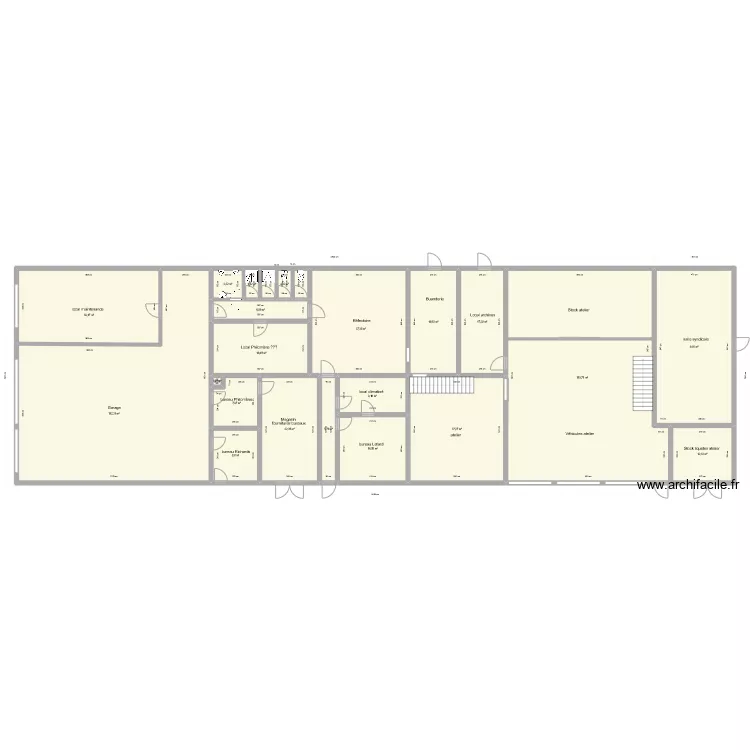 batiment logistique SIR-AG Guyane. Plan de batiment logistique SIR-AG Guyane. Plan de