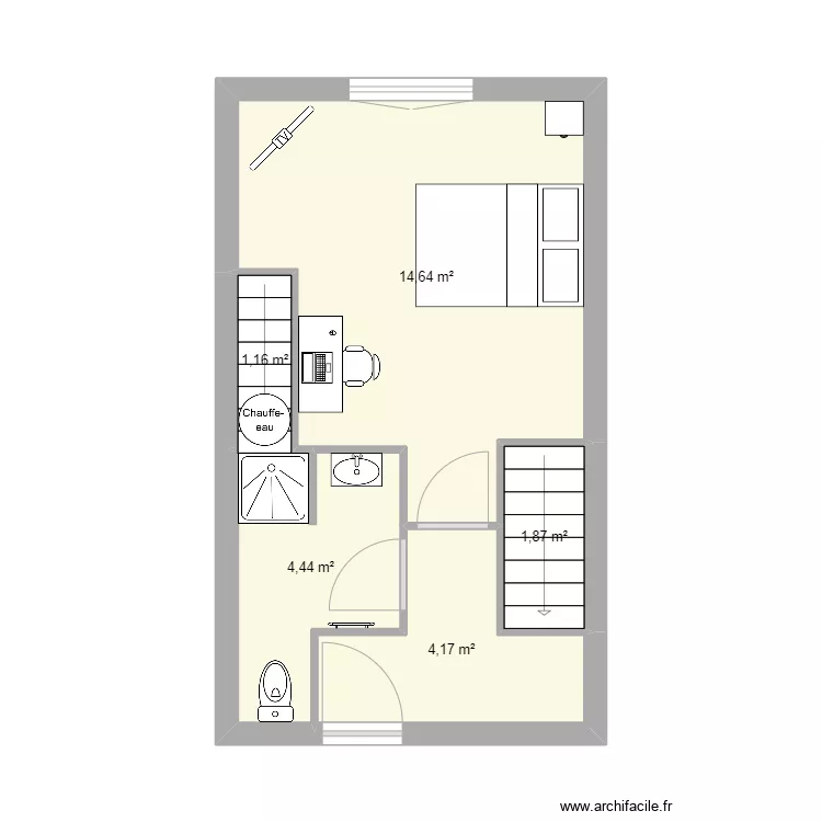 loc 3 valentin. Plan de 
