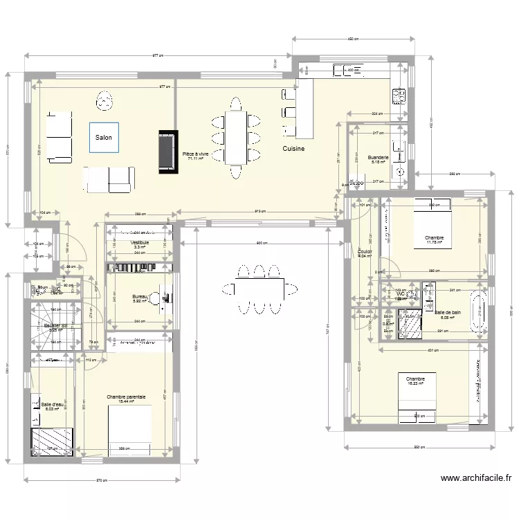 Roch Gwen2. Plan de Roch Gwen2. Plan de