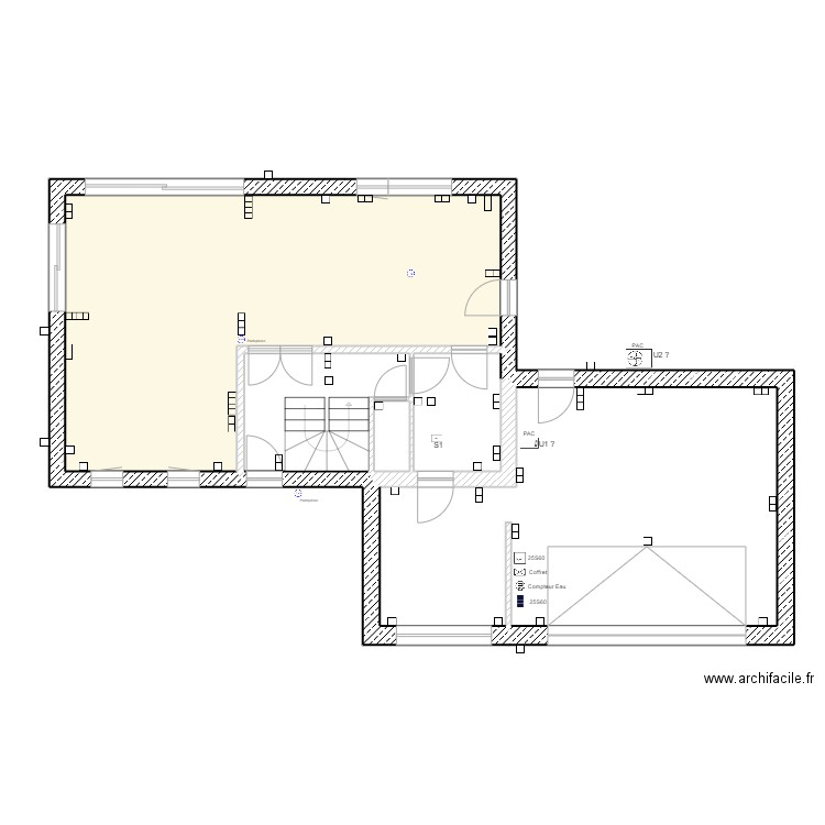 Boitiers plan rdc. Plan de 0 pièce et 0 m2