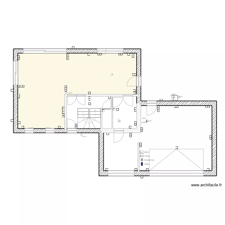 Boitiers plan rdc. Plan de 