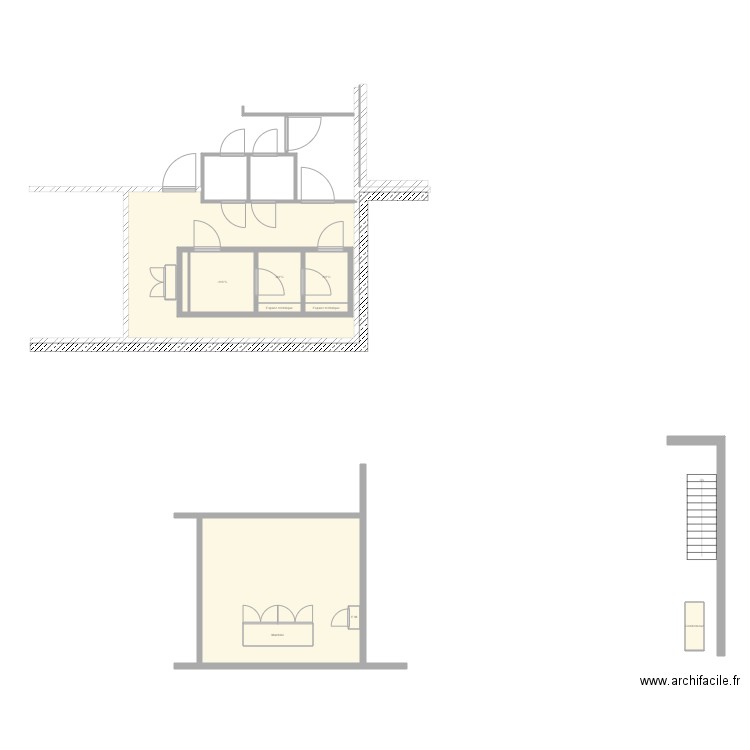 Alencon. Plan de 12 pièces et 78 m2