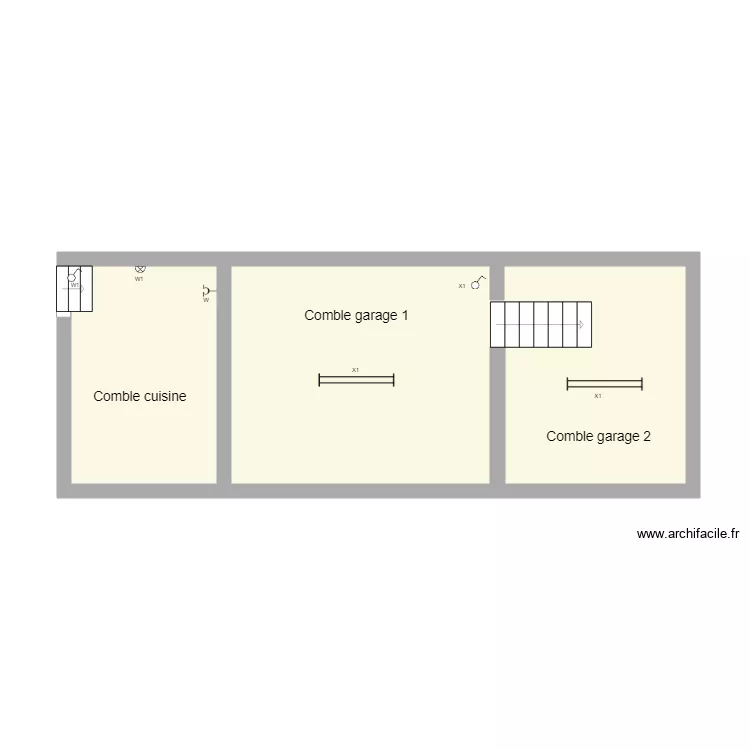Jonathan combles garages. Plan de 
