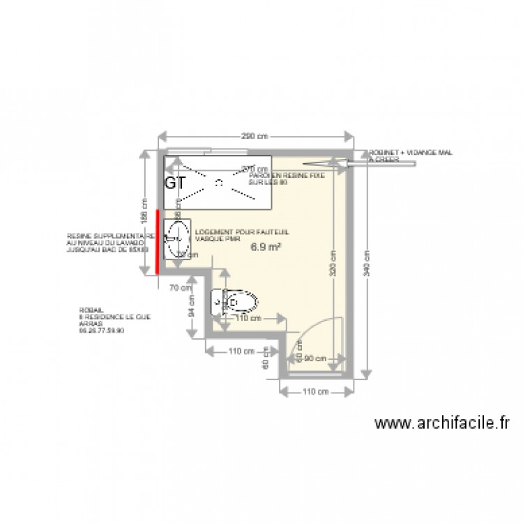 ROBAIL. Plan de 0 pièce et 0 m2