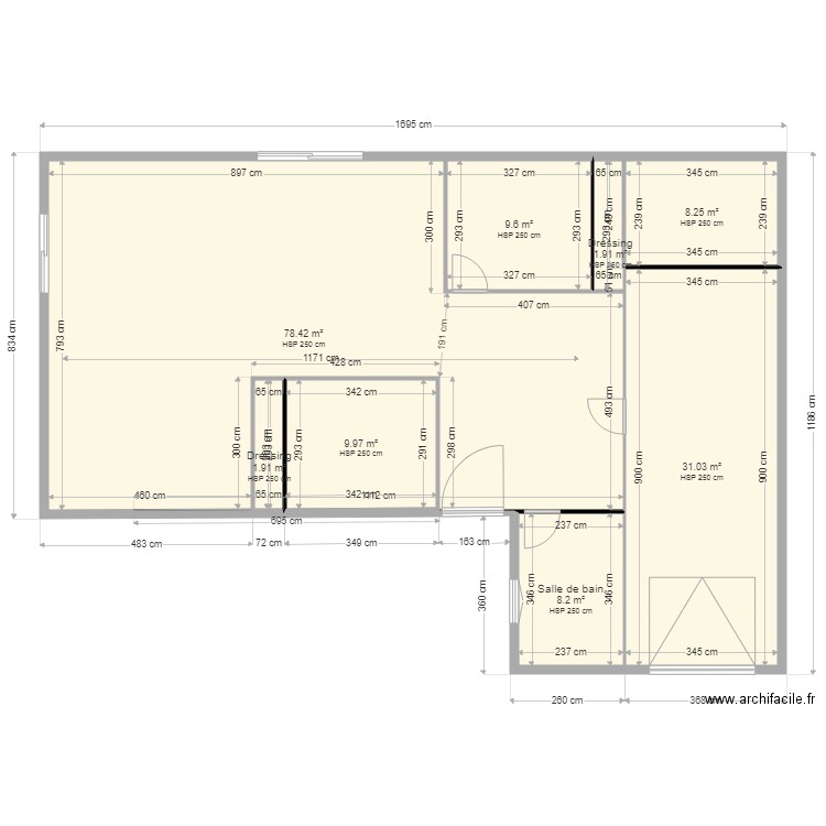 maubert 6. Plan de 0 pièce et 0 m2