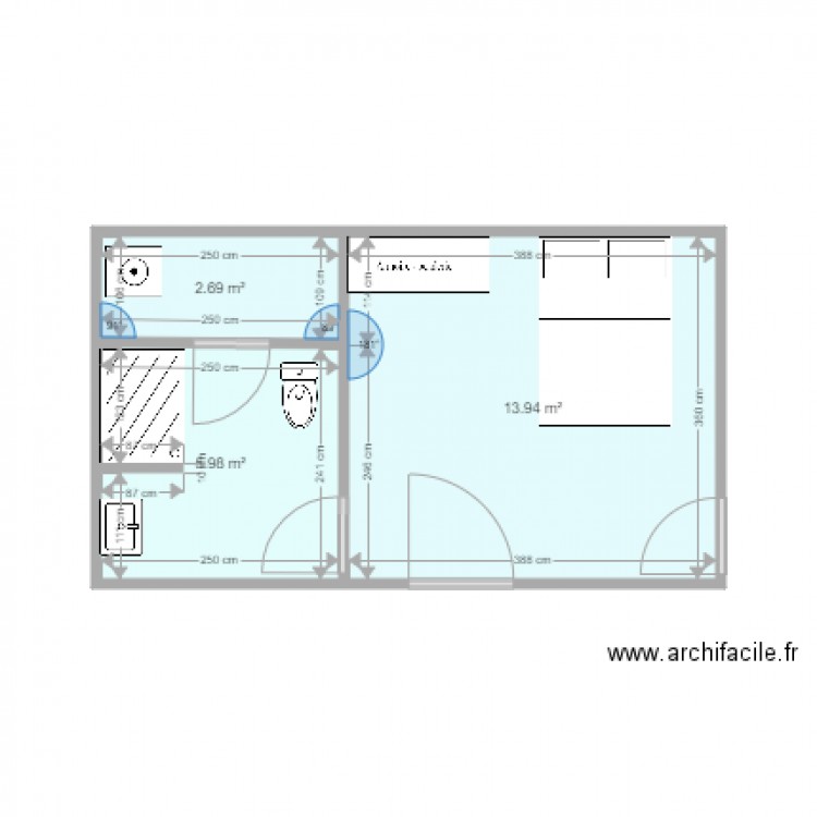 chambre manou. Plan de 0 pièce et 0 m2
