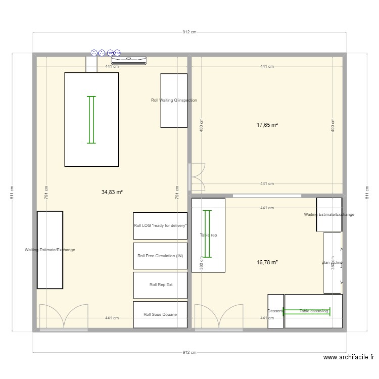 sous sol. Plan de 0 pièce et 0 m2