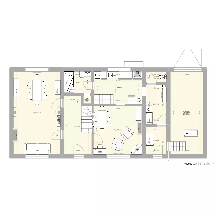 Gouy RDC cuisine 2. Plan de 