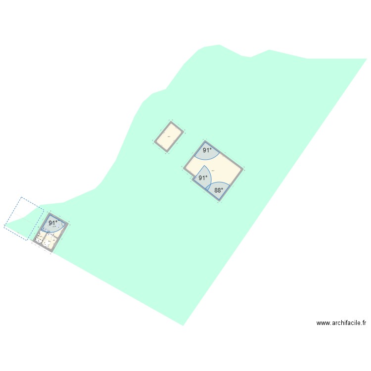 Maison maminou. Plan de 5 pièces et 198 m2