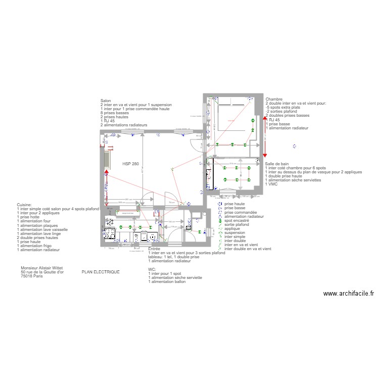 PLAN ALISTAIR  25 juin chambre. Plan de 0 pièce et 0 m2