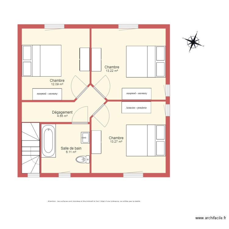 BI 1358 GOETZ Etage non côté. Plan de 0 pièce et 0 m2