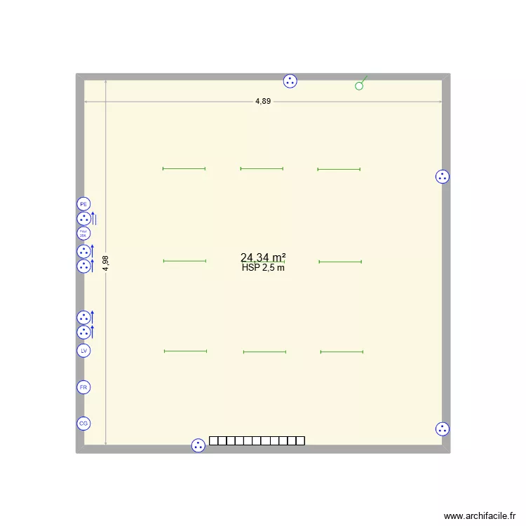 plan elec. Plan de 1 et 24 m² plan elec. Plan de 1 et 24 m²
