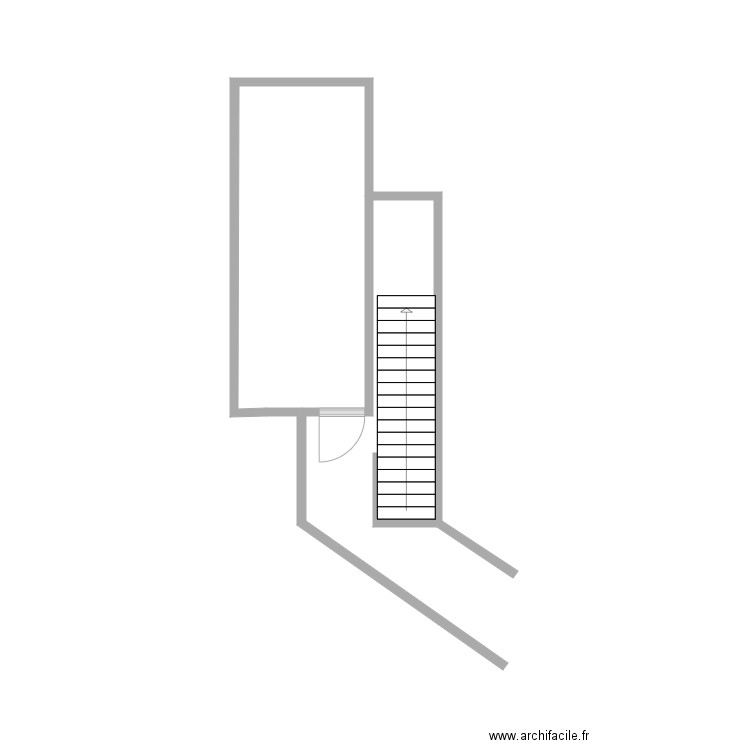 rosiere batiment dortoir sous sol. Plan de 0 pièce et 0 m2