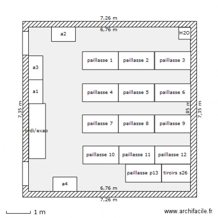 labo s6. Plan de 0 pièce et 0 m2