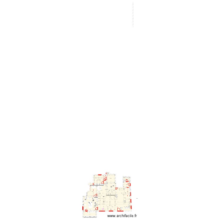 Aménagement Général . Plan de 13 pièces et 268 m2