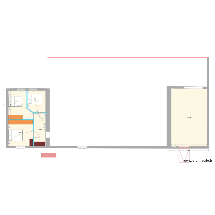 Plan Chambre 4. Plan de 0 pièce et 0 m2