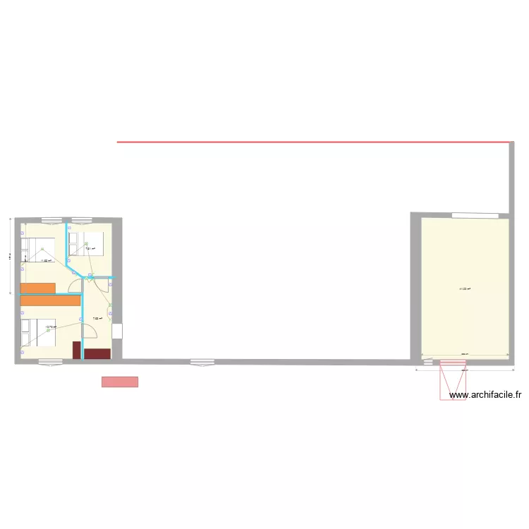 Plan Chambre 4. Plan de 