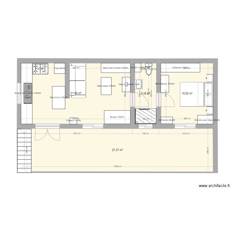 Maison provisoire Mangily 19 mai 2023. Plan de 0 pièce et 0 m2