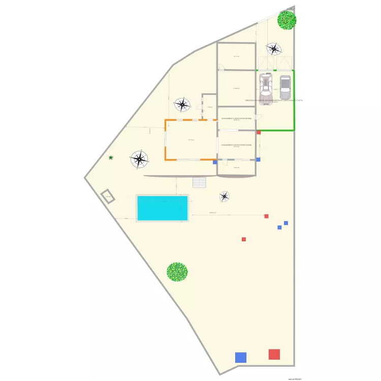 DECLARATION DE TRAVEAUX PISCINE 2. Plan de 0 pièce et 0 m2 DECLARATION DE TRAVEAUX PISCINE 2. Plan de 0 pièce et 0 m2
