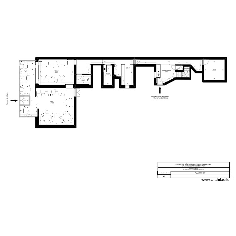 maison Gabriel PROJET 2. Plan de 9 pièces et 135 m2