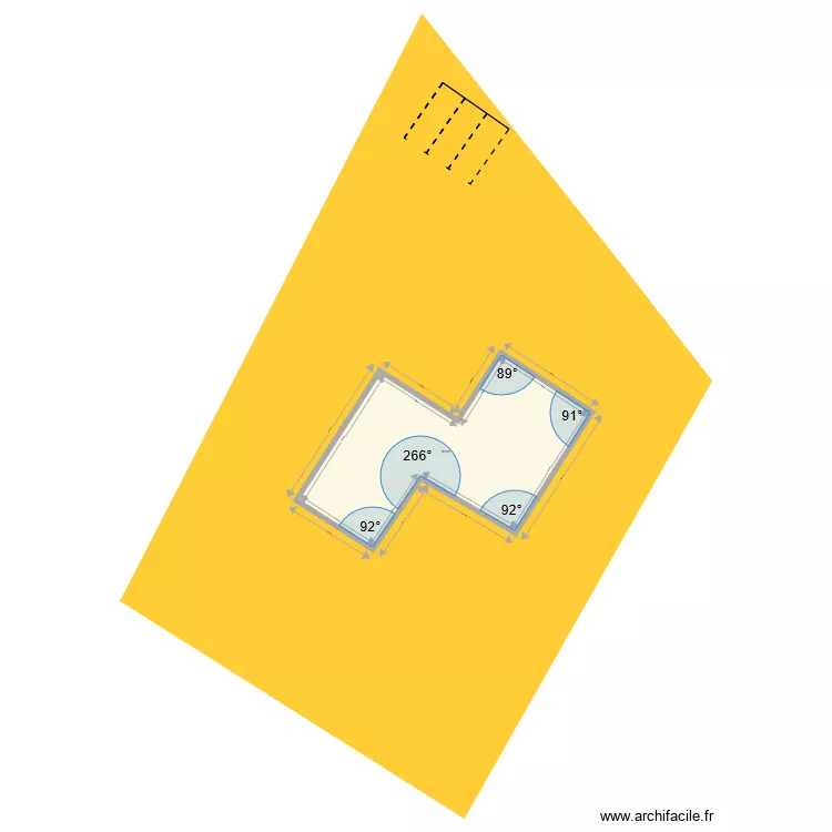 implantation garage. Plan de 