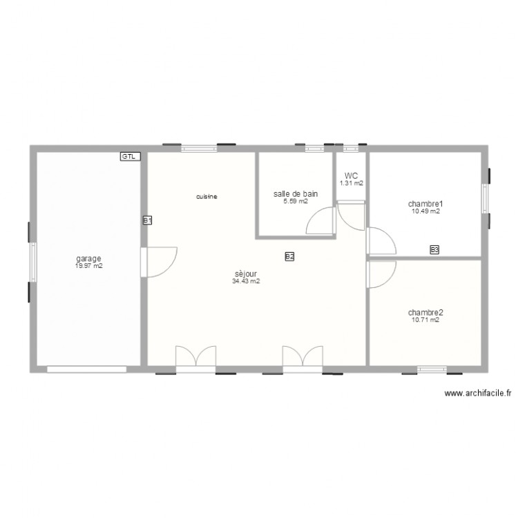 Mercontrai 1. Plan de 0 pièce et 0 m2