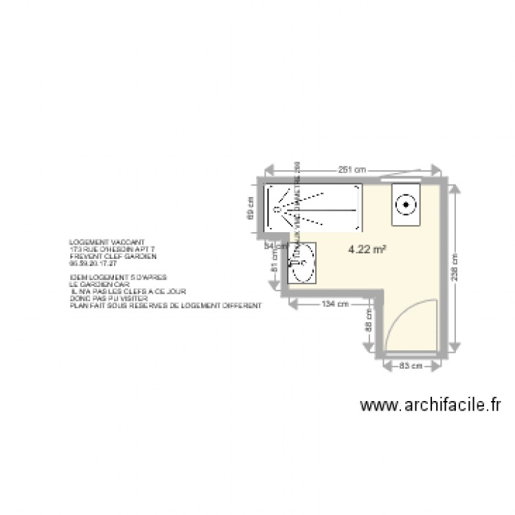 LEMAIRE ET APT 7 FREVENT . Plan de 0 pièce et 0 m2