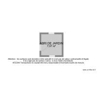 BI 7752 ABRI DE JARDIN