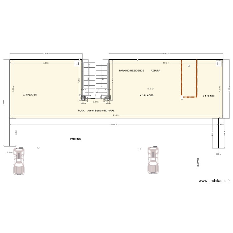 RESI AZZURA AG. Plan de 0 pièce et 0 m2