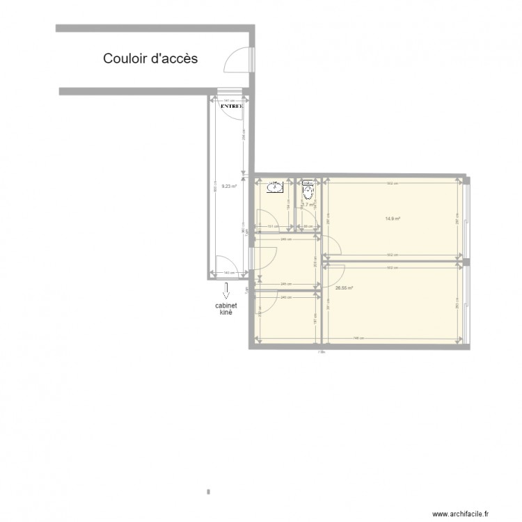 local à louer. Plan de 0 pièce et 0 m2