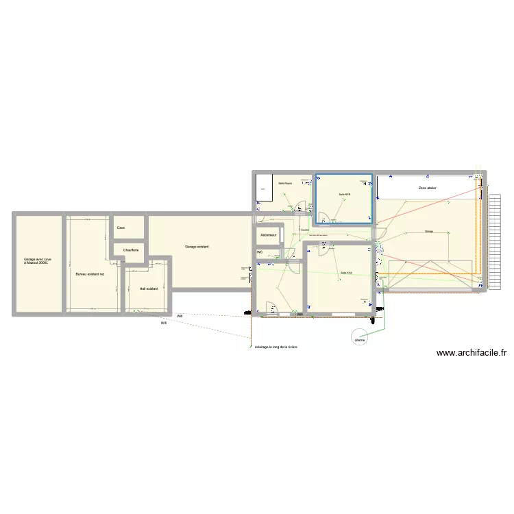 rez électricité 2. Plan de rez électricité 2. Plan de