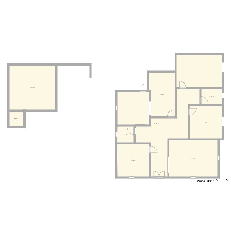 home 1. Plan de 0 pièce et 0 m2