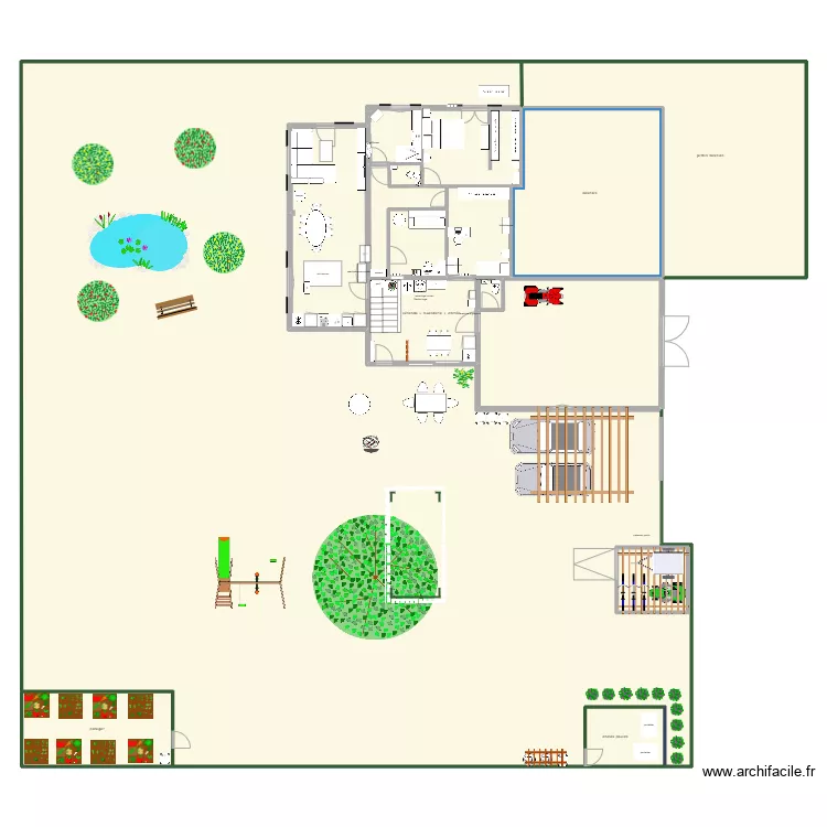 maison r&eacute;novation. Plan de 