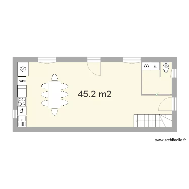 ben ch rdc meublé. Plan de ben ch rdc meublé. Plan de